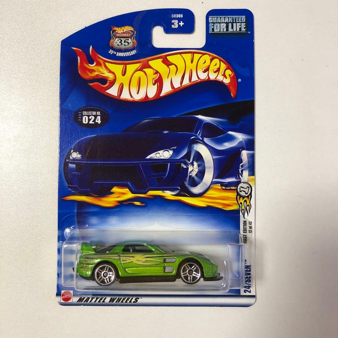 ホットウィール　24/SEVEN　４台セット　マツダＲＸ－７　ＦＤ３Ｓ　未開封