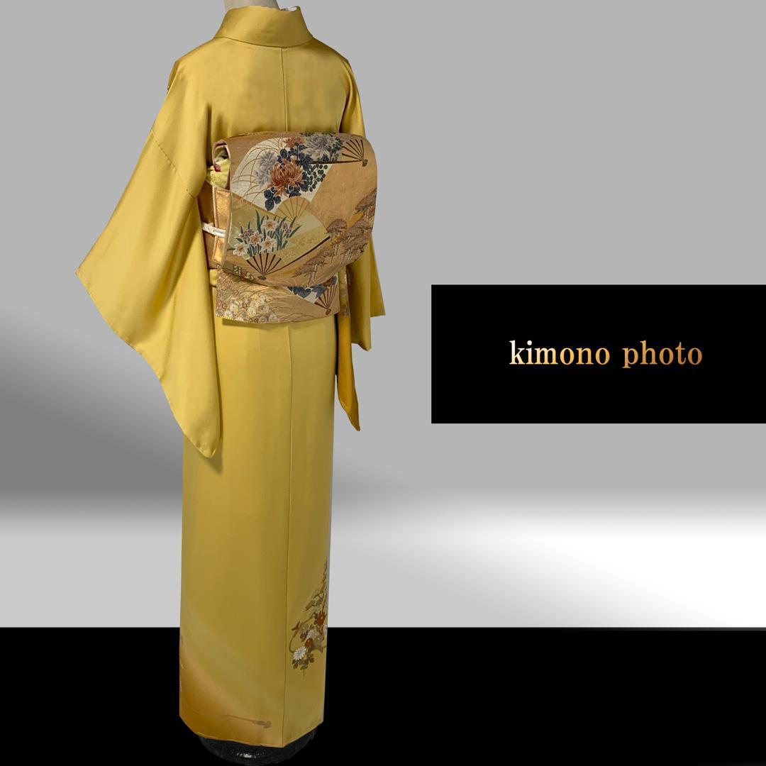 【新品、未使用】正絹【極上逸品】トールサイズ【本金彩手描き友禅】訪問着フルセット