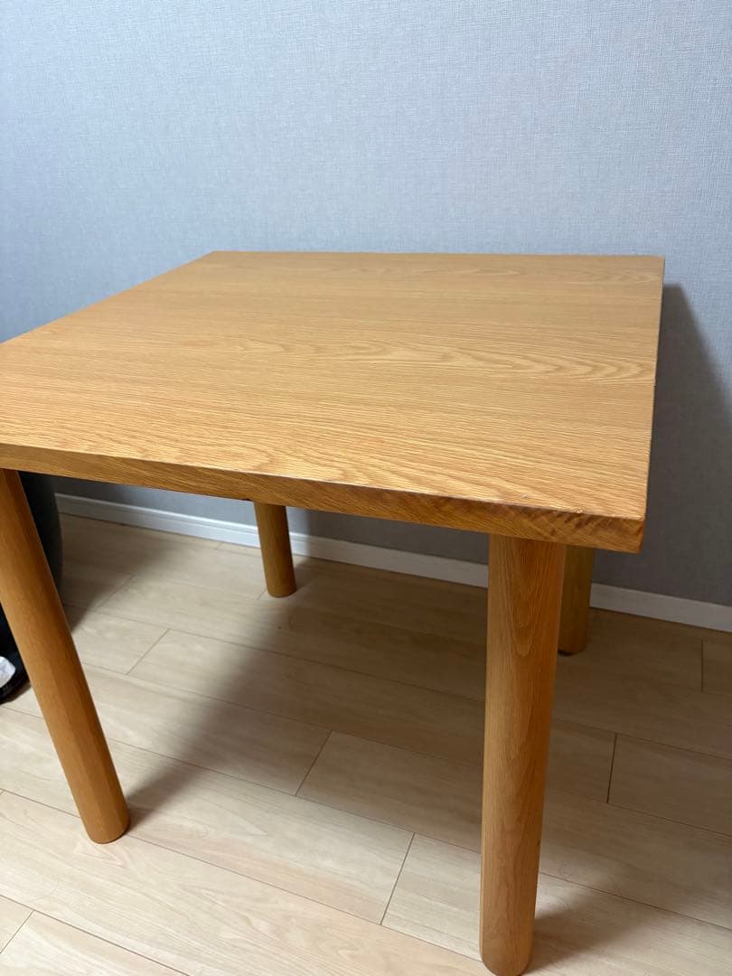 【無印良品】木製ダイニングテーブル80×80