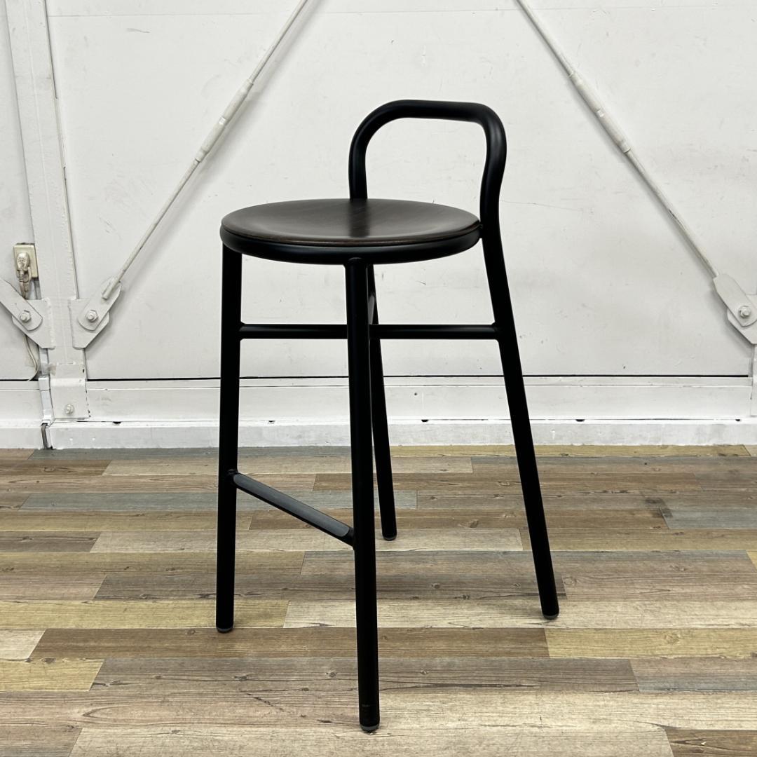 【値下げ】MAGIS ハイチェア Pipe stool ブラック ダークビーチ