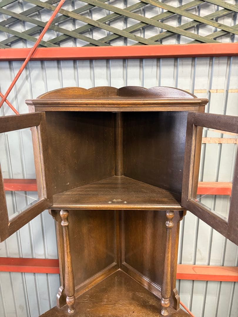 コーナーキャビネット　ヴィンテージ　アンティーク