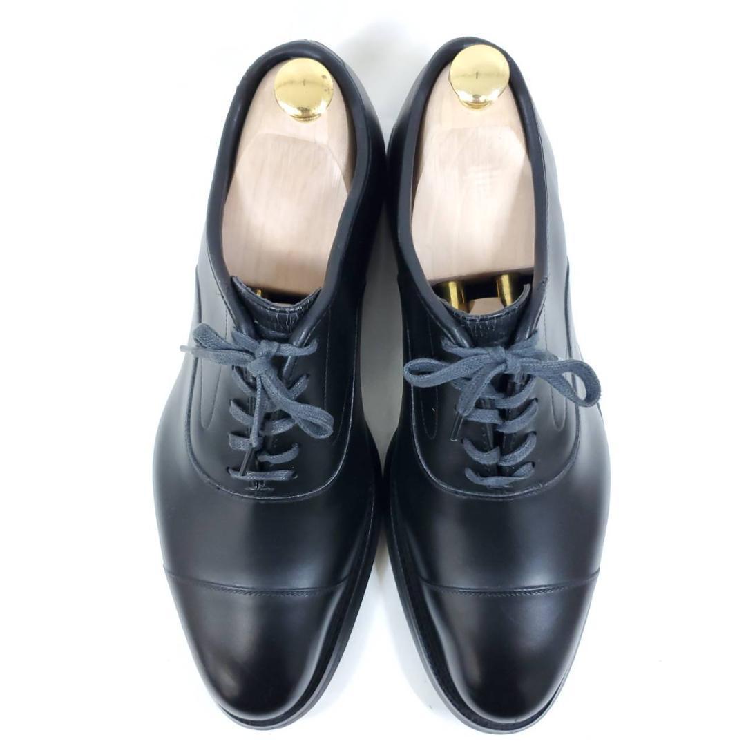 山陽山長　美品　友二郎　Q7402　ストレートチップ　US7.5　ブラック