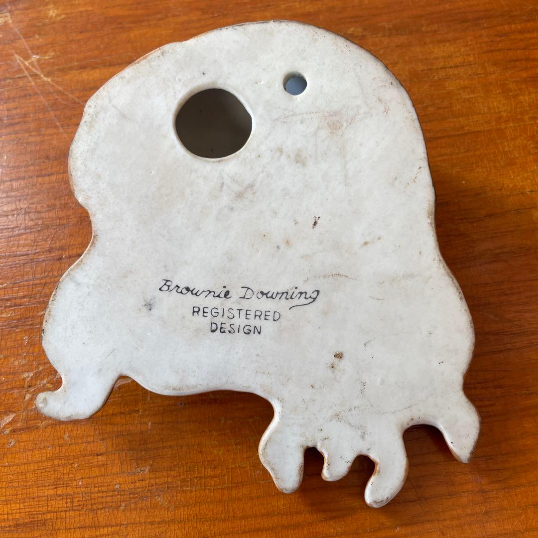 ミッドセンチュリー　50’s 壁掛け　女の子　顔　ヴィンテージ