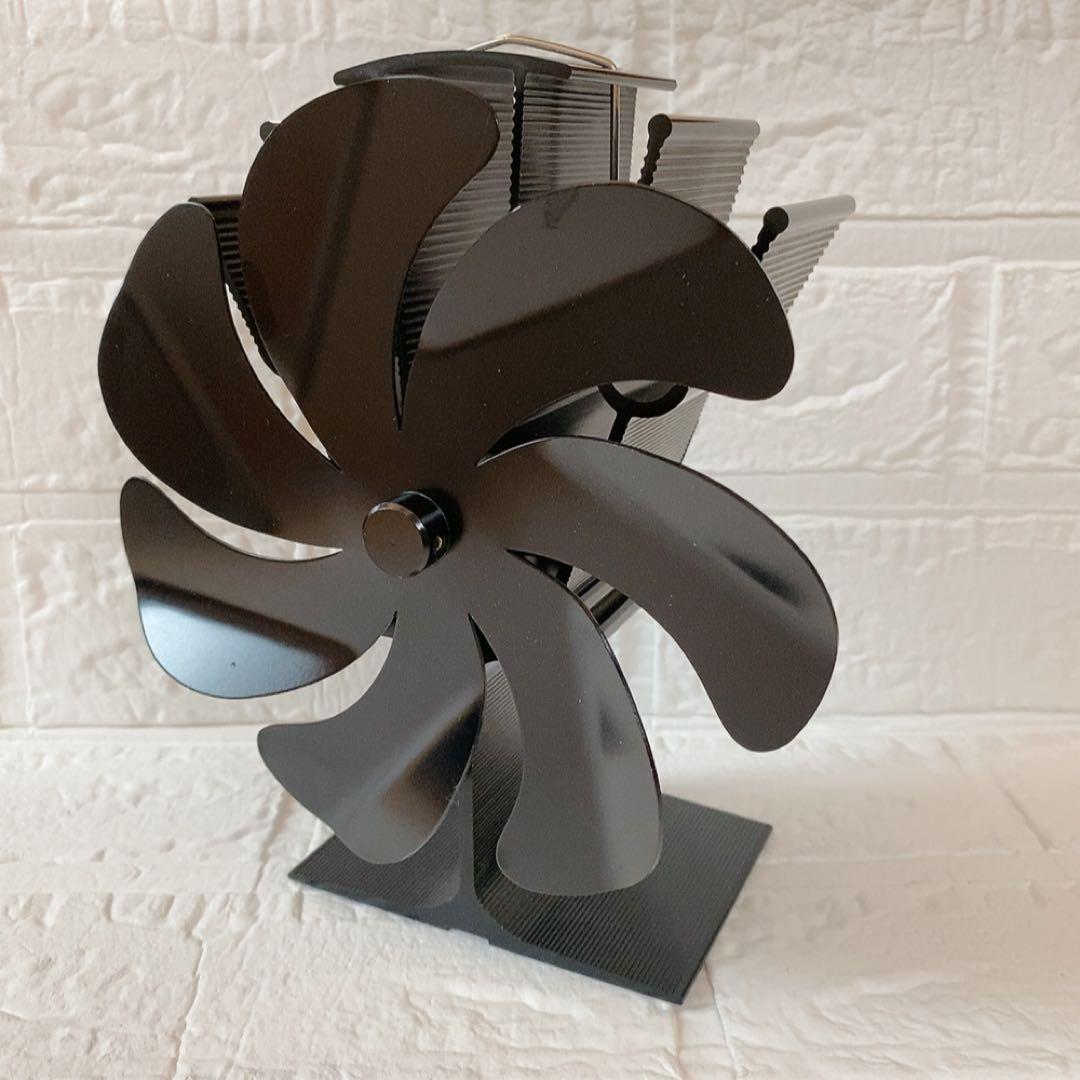 50★ストーブファン 7枚羽根ストーブファン 自己加熱ストーブファン