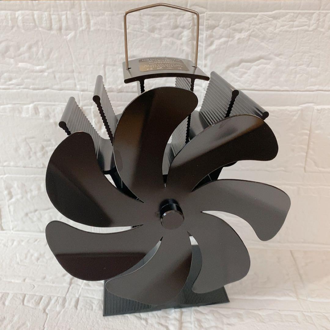 50★ストーブファン 7枚羽根ストーブファン 自己加熱ストーブファン