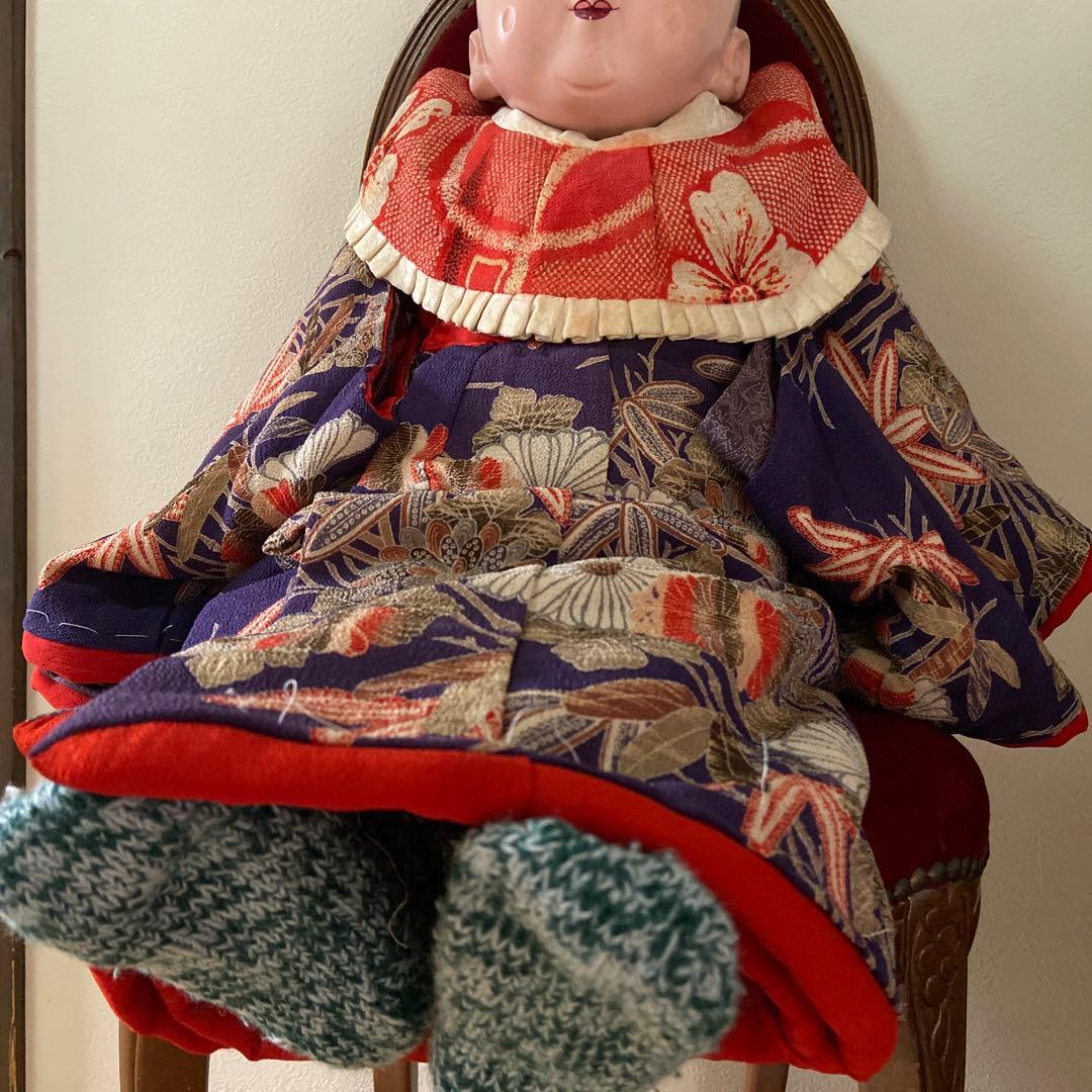 市松人形　抱き人形　明治抱き人形70センチ