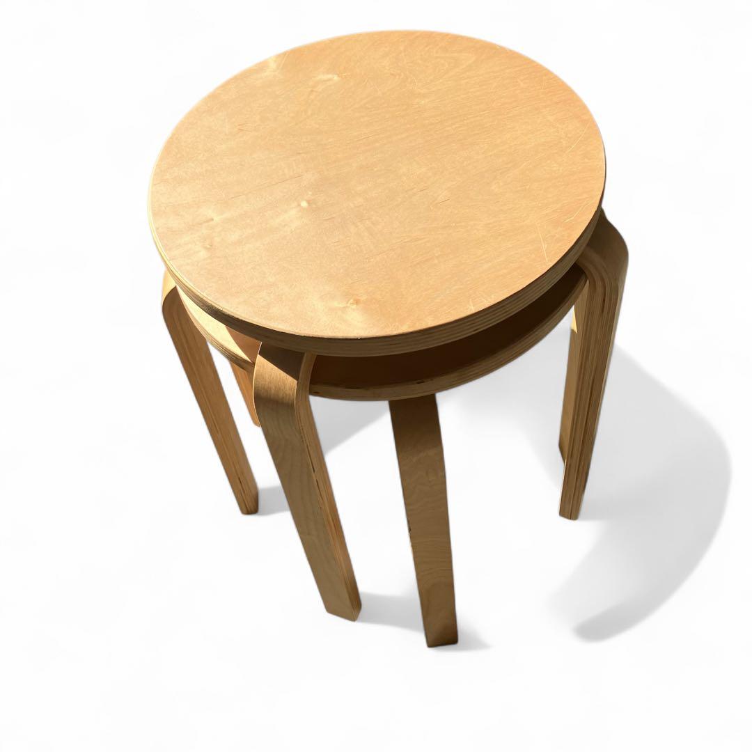 ずん様　　IKEA イケア　フロスタ　スツール　2脚　 スタッキングチェア