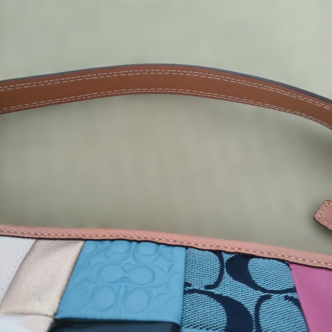 コーチ　パッチワーク　シグネチャー