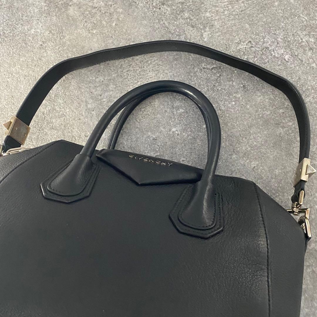 ジバンシィ アンティゴナ ハンドバッグ ショルダーバッグ 2way レザー 黒