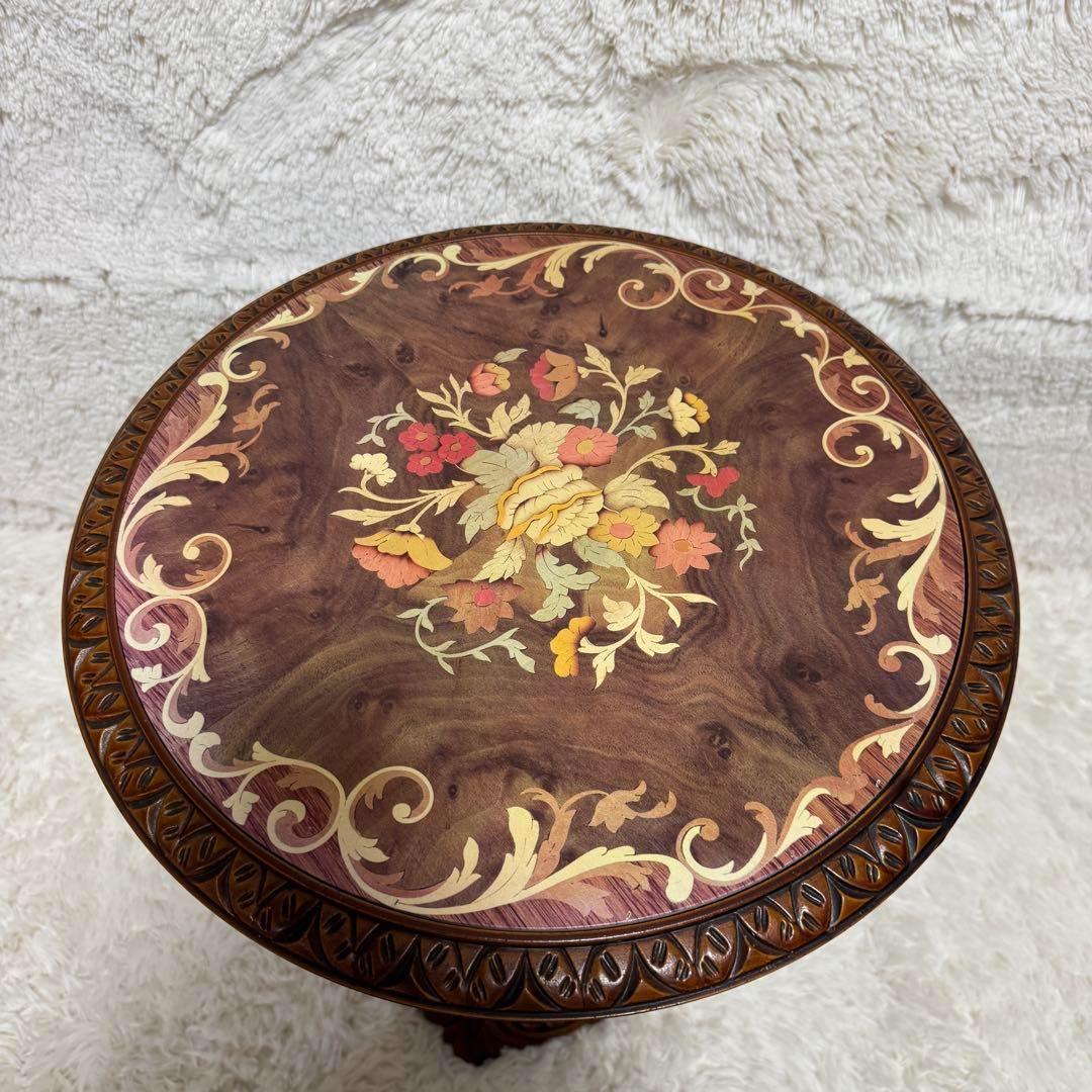 天使のテーブル ロココ調 アンティークテーブル サイドテーブル