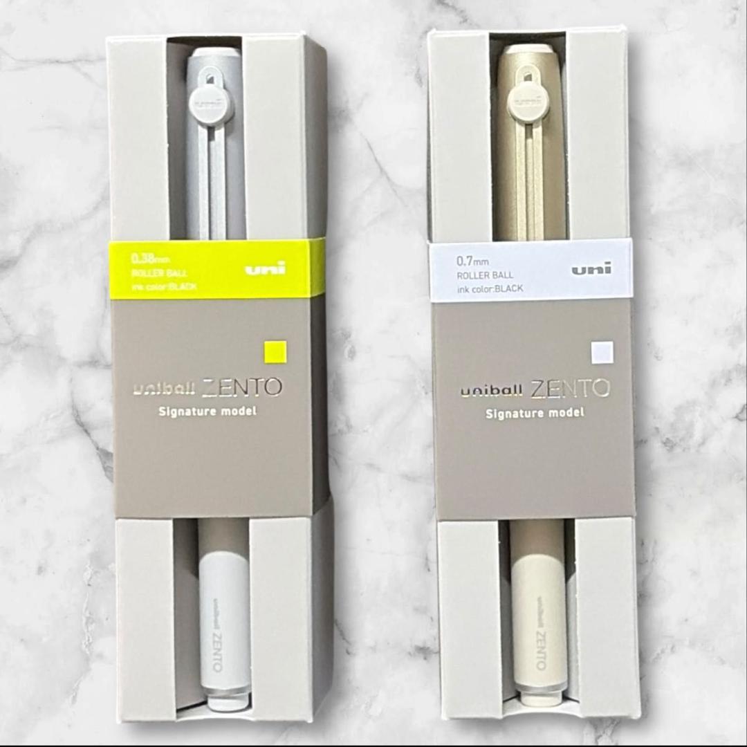 【新品未開封】ユニボール ゼント シグニチャーモデル　0.38&0.7セット