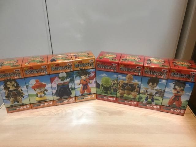 【新品】『ドラゴンボールZ』ワーコレ「天下分け目の超決戦編」全８種類コンプセット