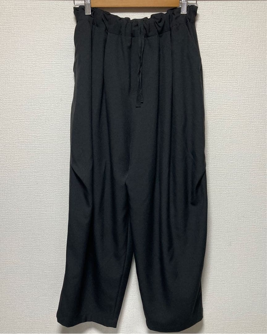 mizuiro ind ワイドカーゴパンツ ミズイロインド 黒 極美品