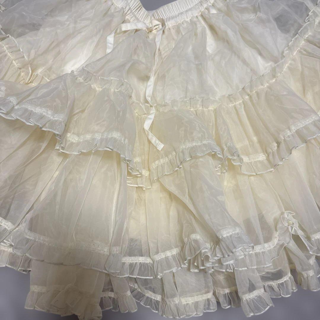 【メタモ】ソフトチュールボリュームパニエ