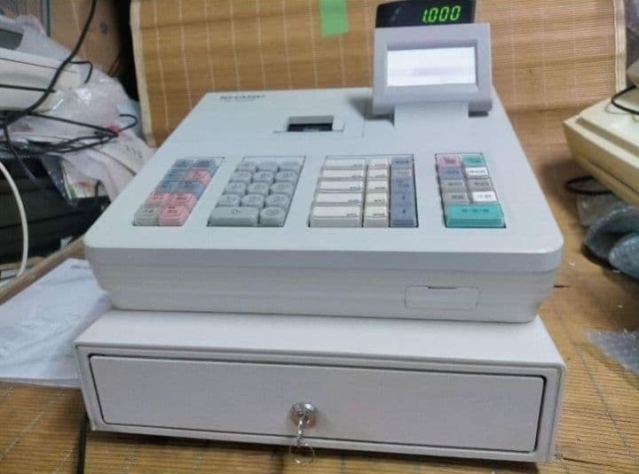 シャープレジスター　XE-A207　PC連携売上管理設定無料　231115