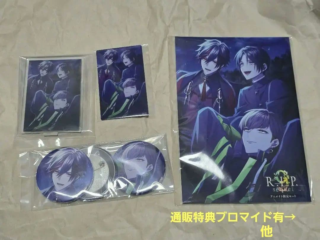 ✦ 9 r.i.p sequel アニ限 特典 小冊子 クリカ アクスタ FD