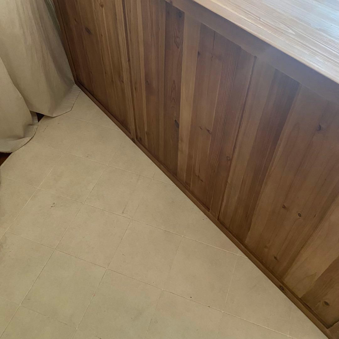 北欧　アンティーク　ガラス　キャビネット　ノットアンティークス　棚　サイドボード