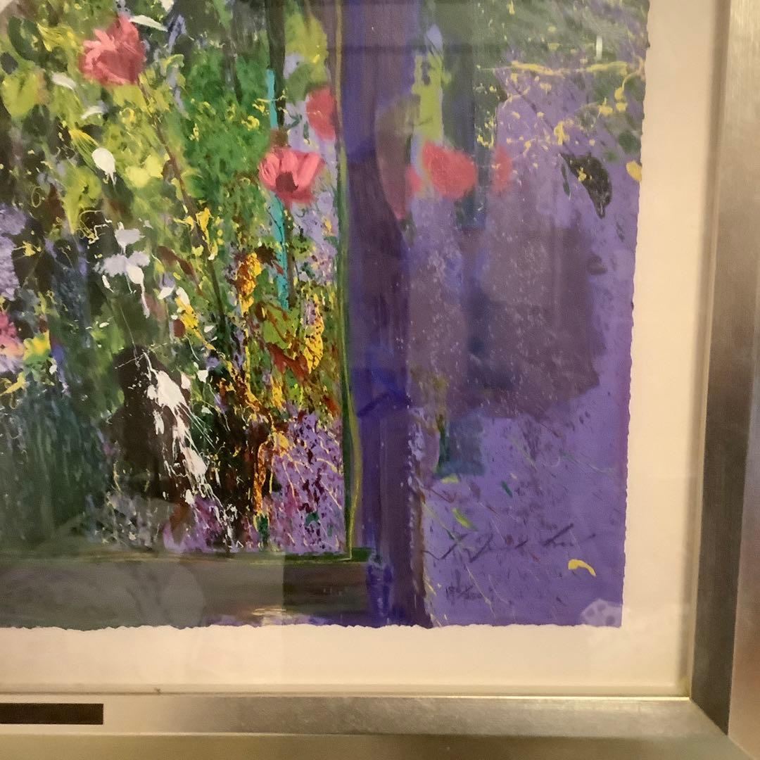 Ｊトレンツ・リャド【代表作ージベルニーのバラ】自筆サイン入り