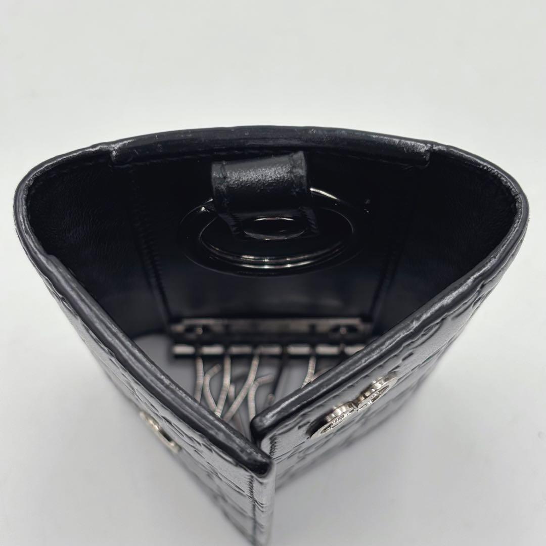 専用GUCCI グッチ グッチシマ GG柄 レザー 6連 キーケース ブラック