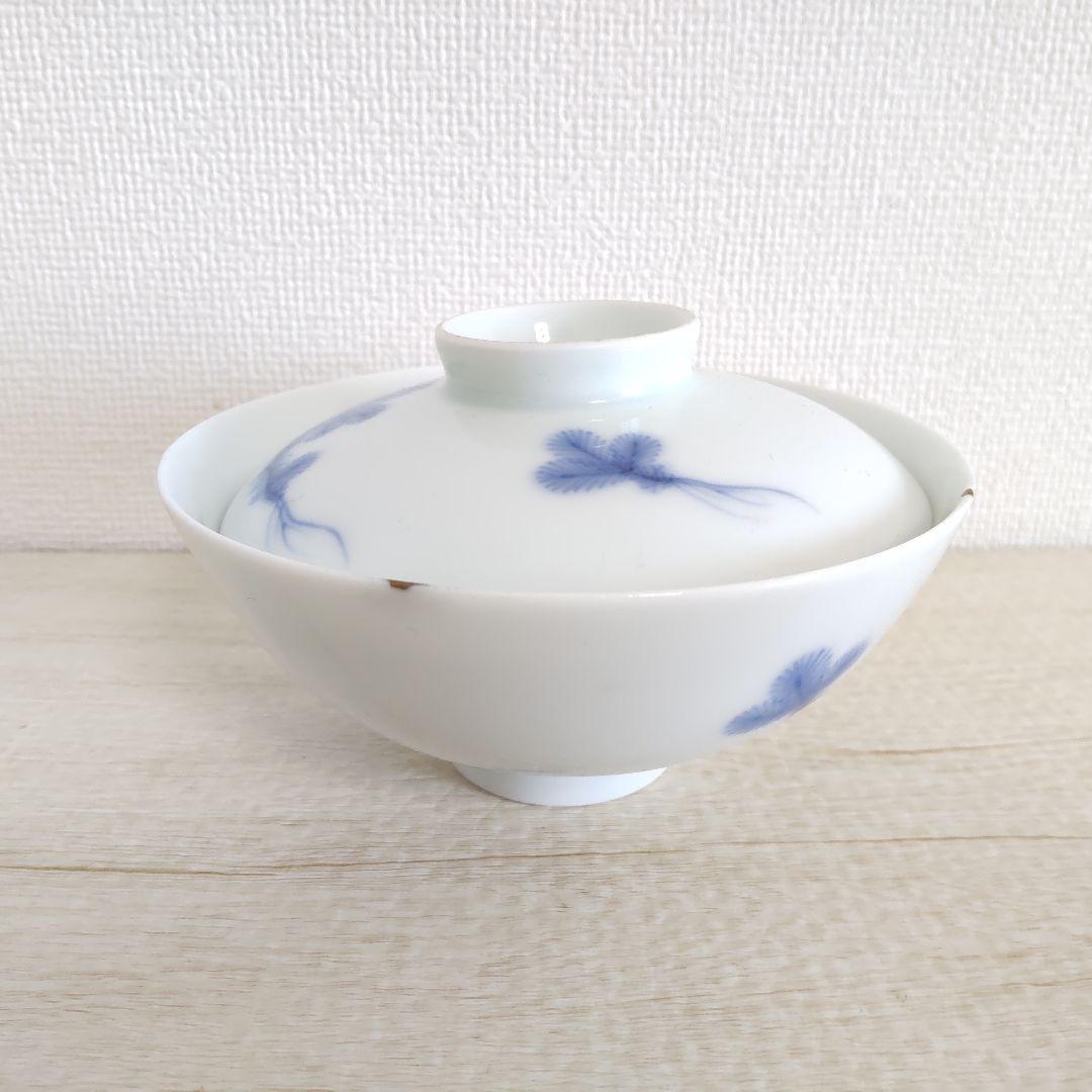 お値下げしました、後期鍋島　根引松文　飯茶碗