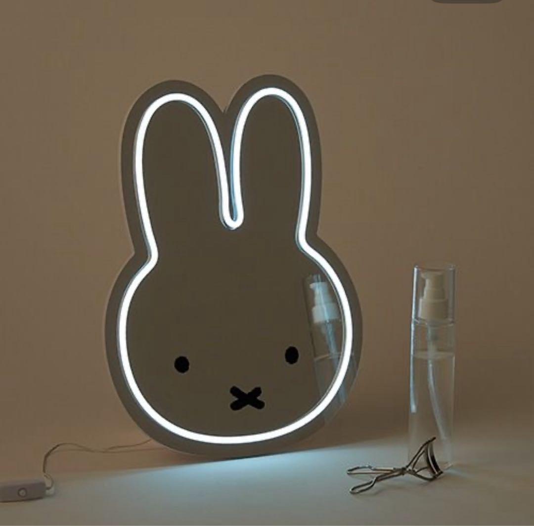 ライト付きミラー　新作　ミッフィー miffy