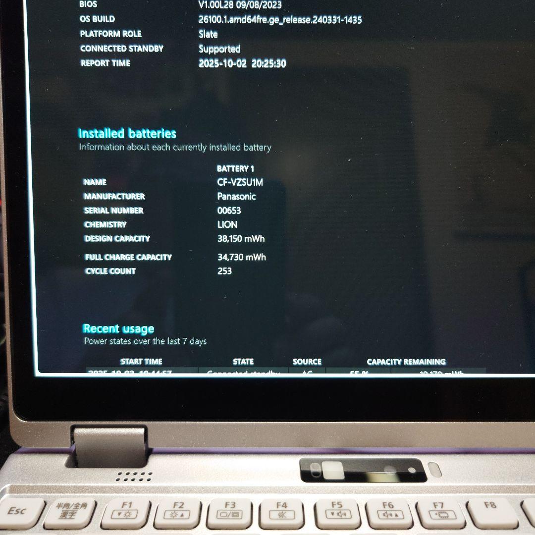 【新品】希少フロントカメラ付きタッチ対応Panasonic QV8【SSD換装】