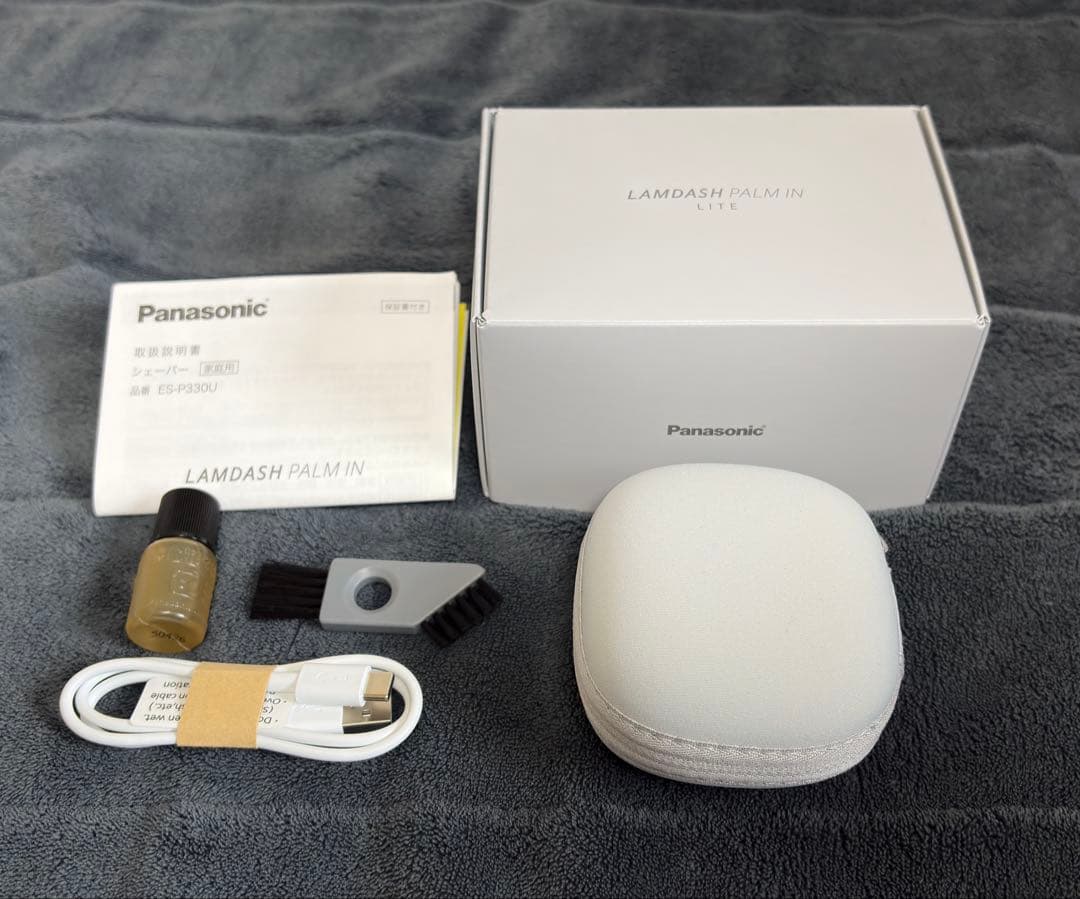 パナソニック ラムダッシュパームインLITE ミストグレー ES-P330U-H