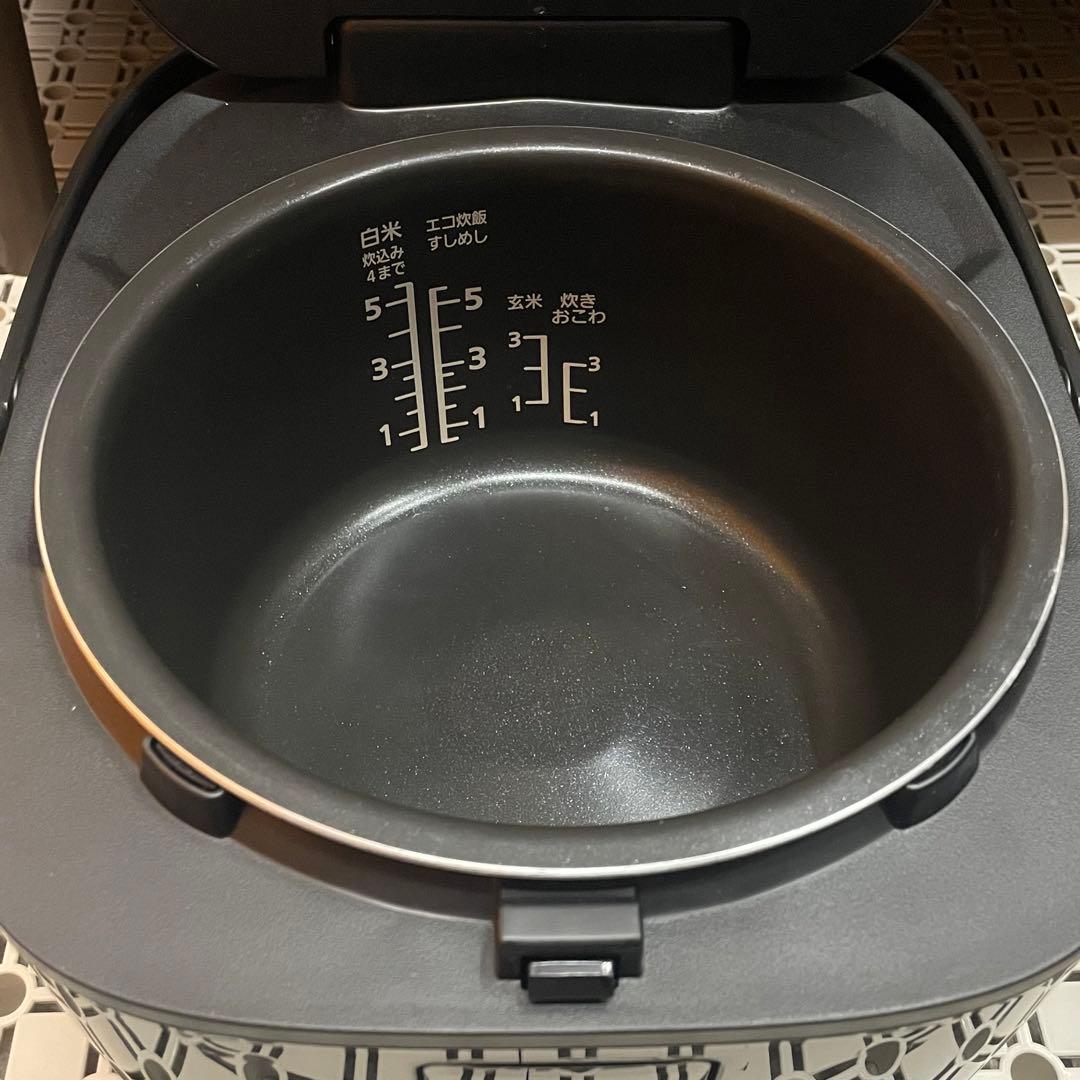 パナソニック 5.5合 2段IH×備長炭釜のコンパクトジャー炊飯器 2024年製