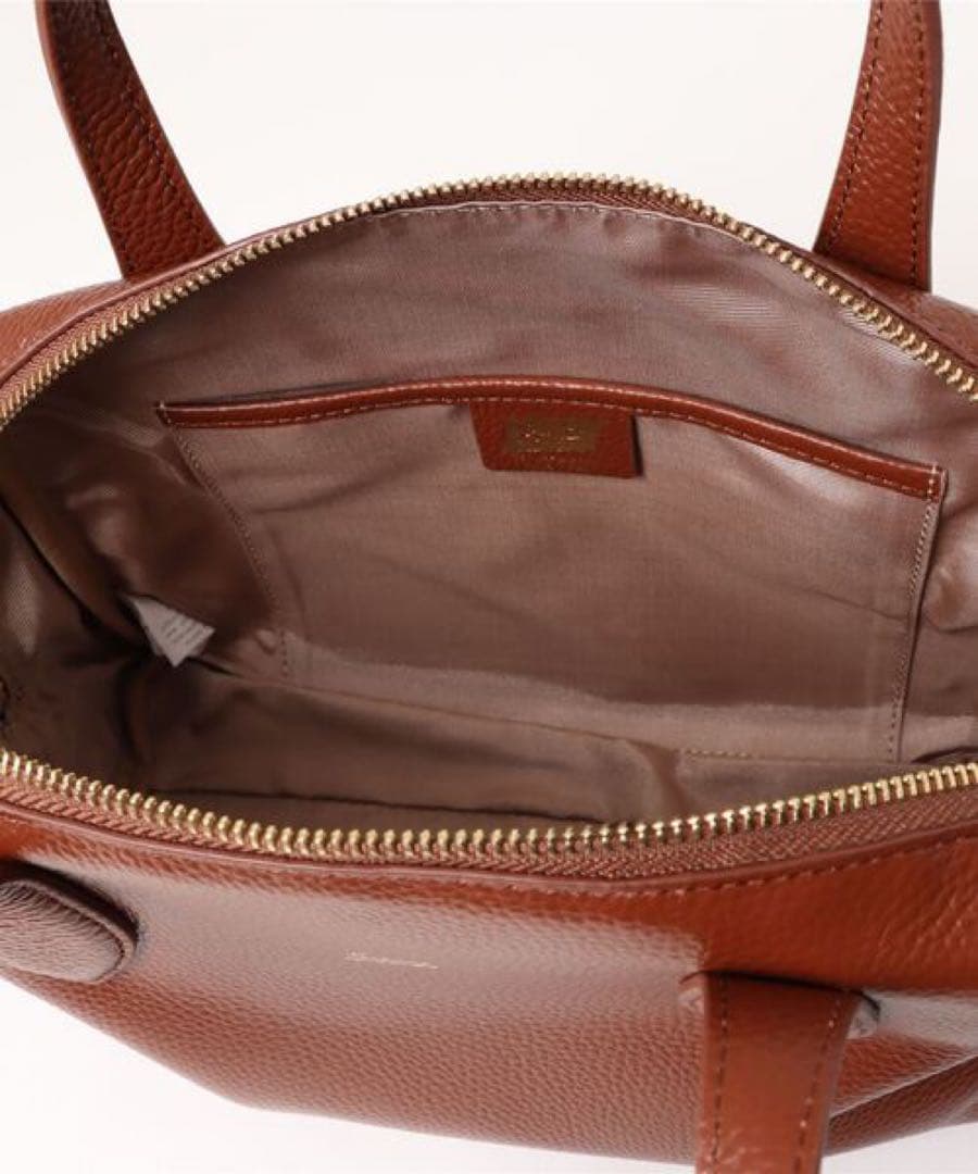 BEAURE カウレザー ボストンバッグ ブラウン 美品