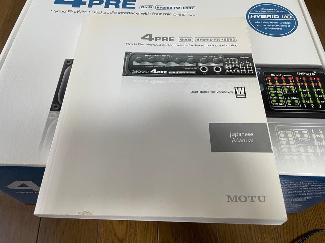 MOTU 4PRE 6イン8アウト オーディオインターフェイス