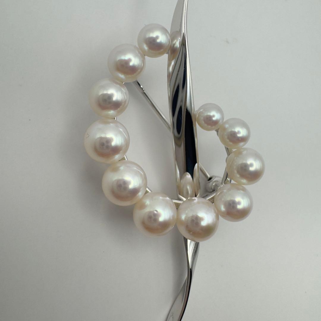 ✨美品✨ミキモト　K18 ブローチ