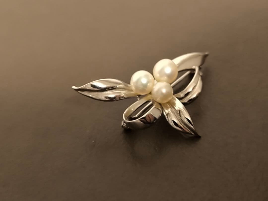 MIKIMOTO ミキモト アコヤ パール ブローチ