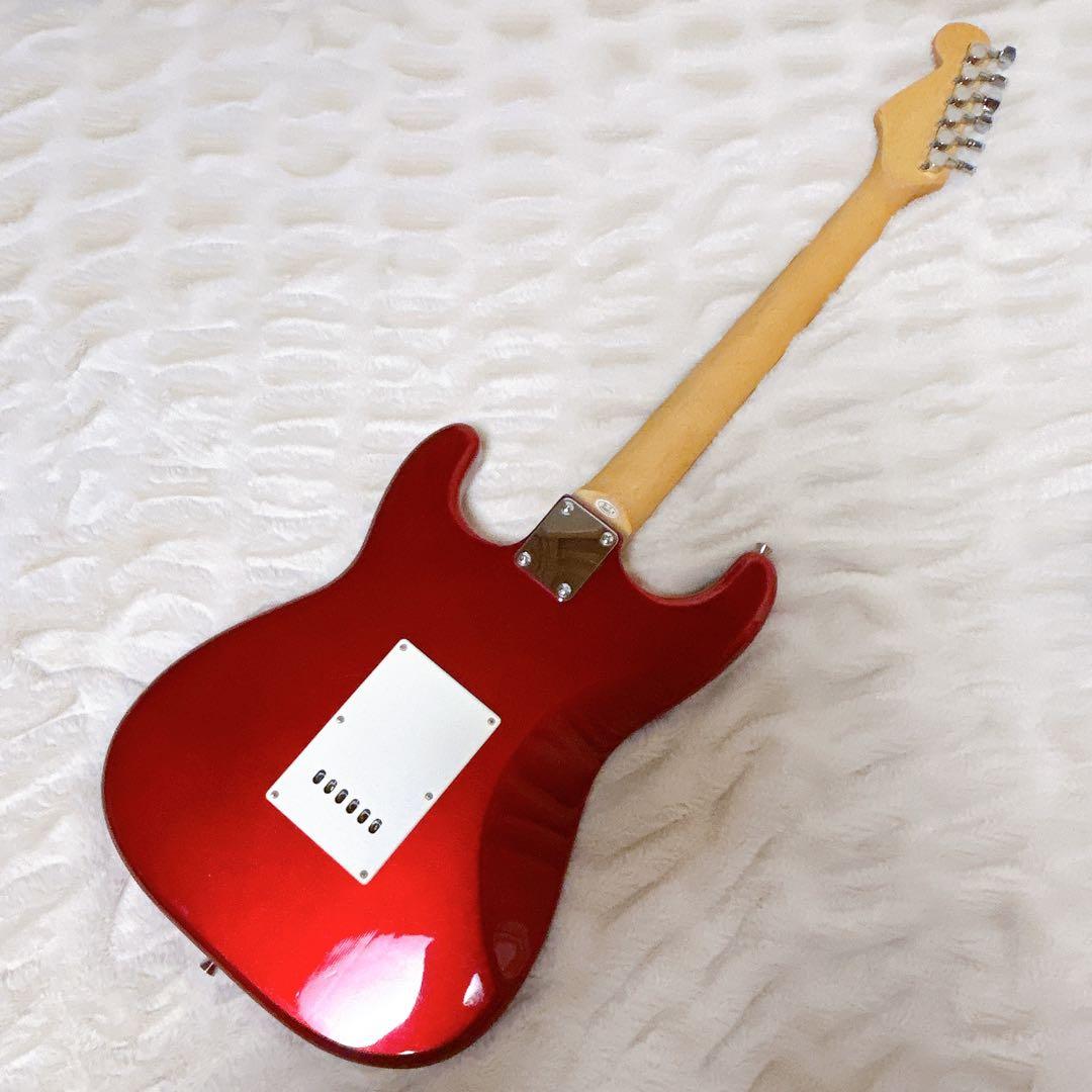 Photogenic 初心者向けギター ストラトキャスター レッド