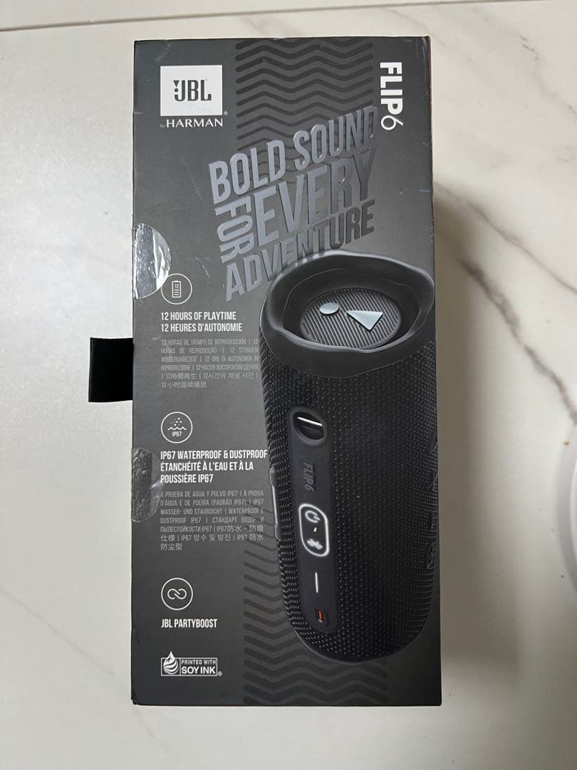 JBL FLIP6 Bluetoothスピーカー / ブラック / 12時間再生