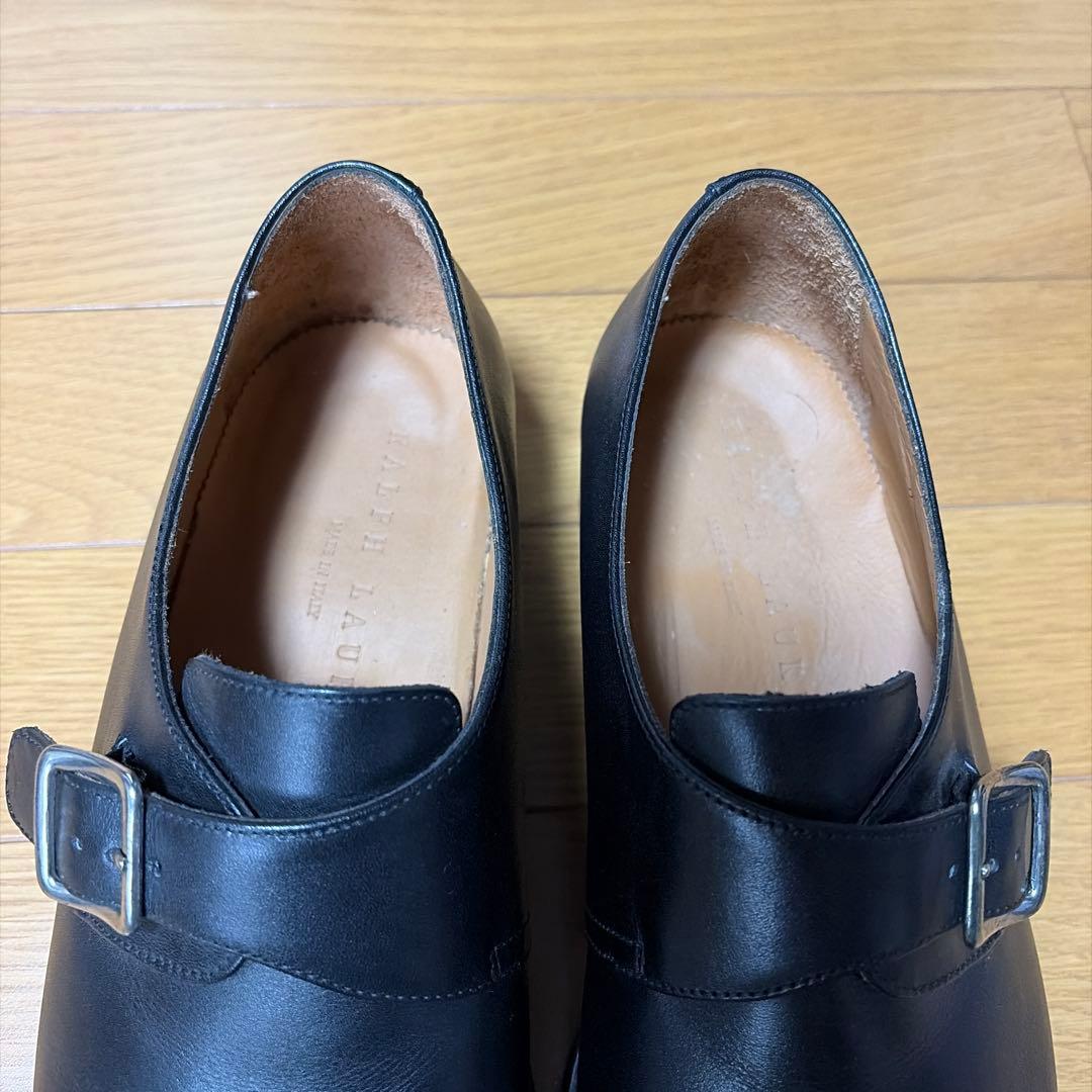 ラルフローレン　モンクストラップシューズ