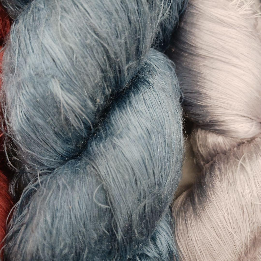 織物、組紐、刺繍手芸用絹糸わけあり