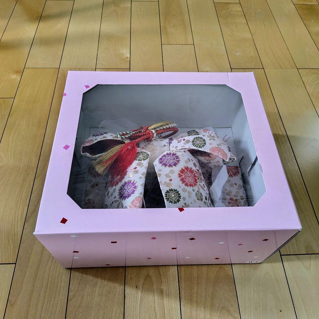 七五三用 （7歳）花柄着物セット（黄色）