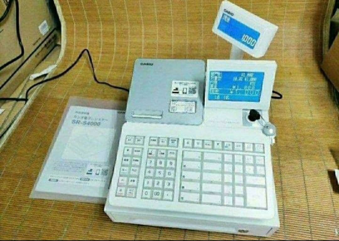 カシオレジスター　SR-S4000　スマホ連携Bluetooth　921100