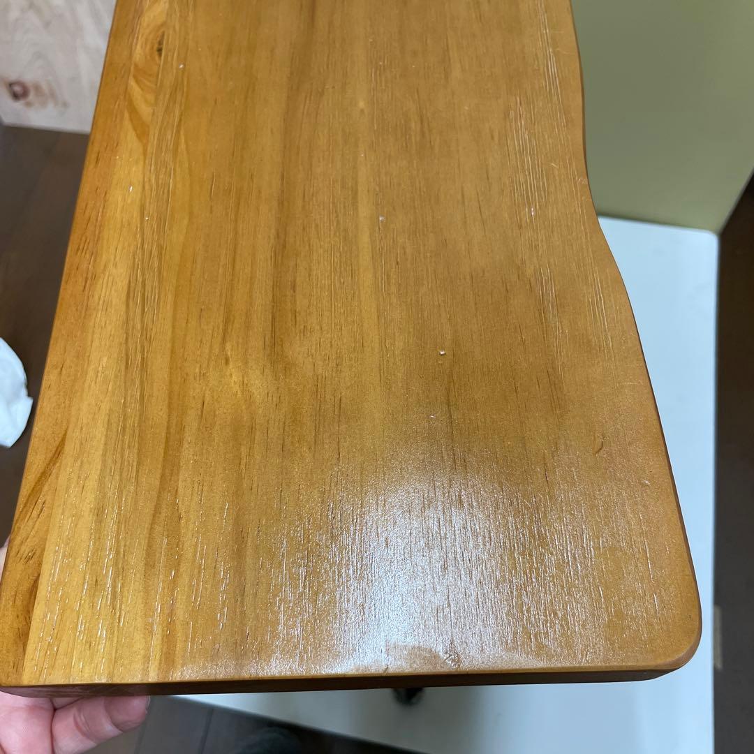 サイドテーブル　コンソールテーブル スタンディングデスク 2本足