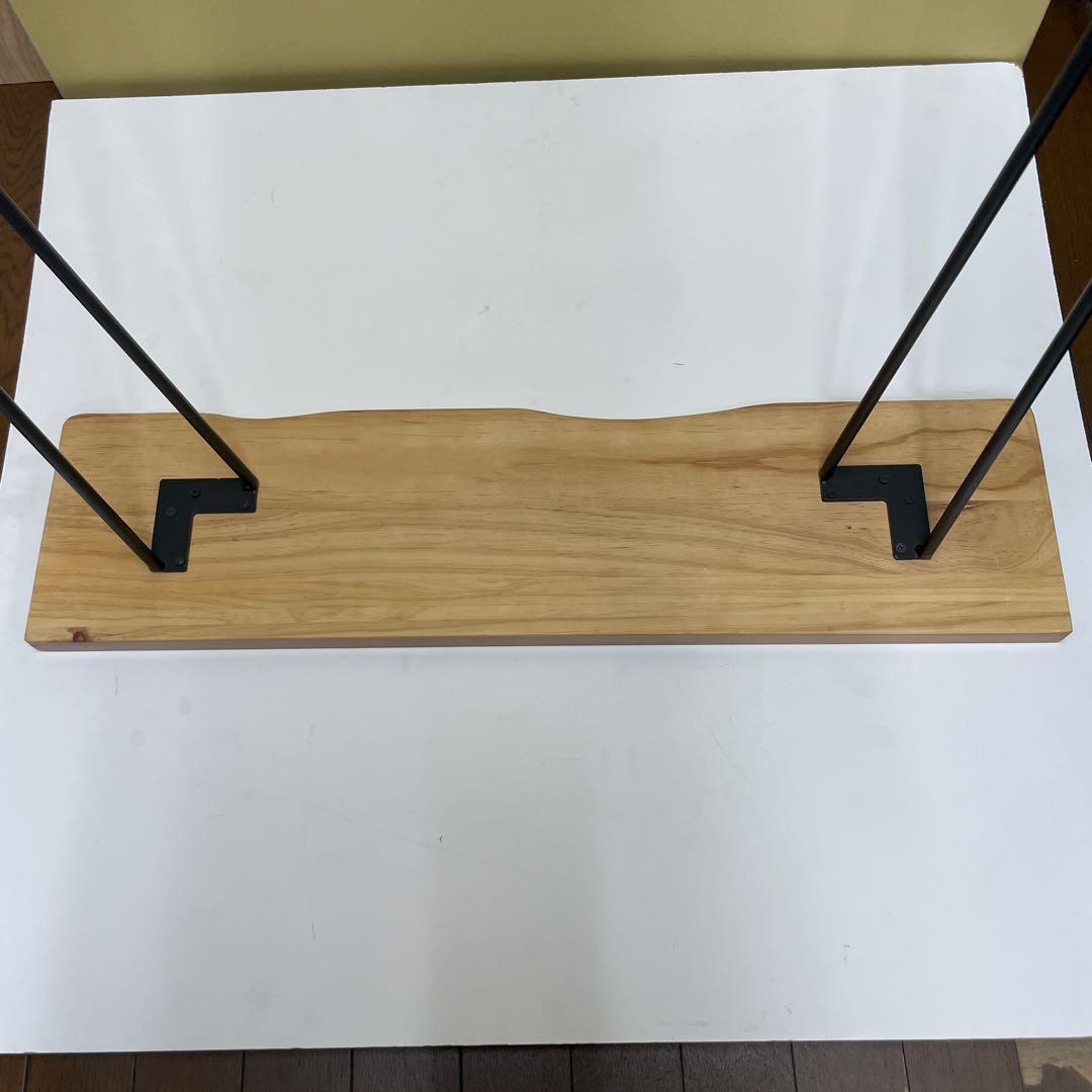 サイドテーブル　コンソールテーブル スタンディングデスク 2本足