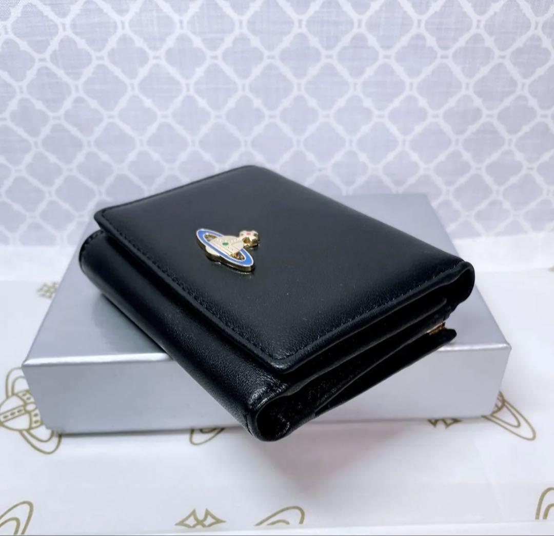 【ショッパー付】新品 ヴィヴィアン・ウエストウッド 三つ折り財布