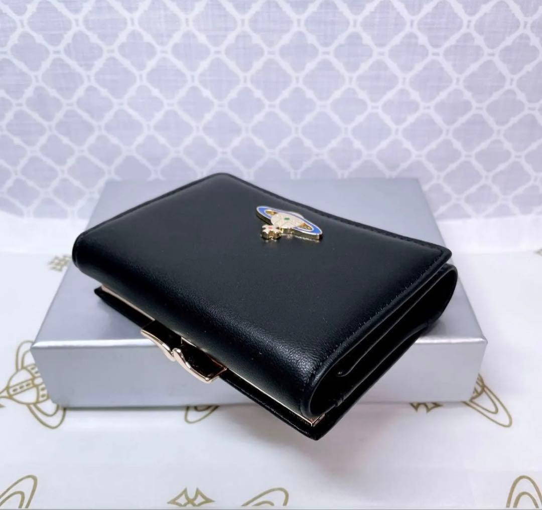 【ショッパー付】新品 ヴィヴィアン・ウエストウッド 三つ折り財布