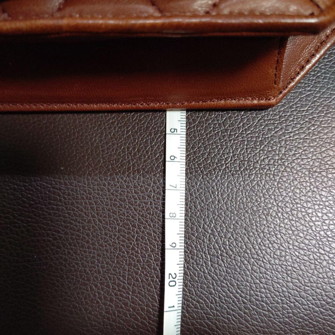 ✨シャネル✨未使用(訳あり)色変酷い ・ブラウン レザー キルティング バッグ