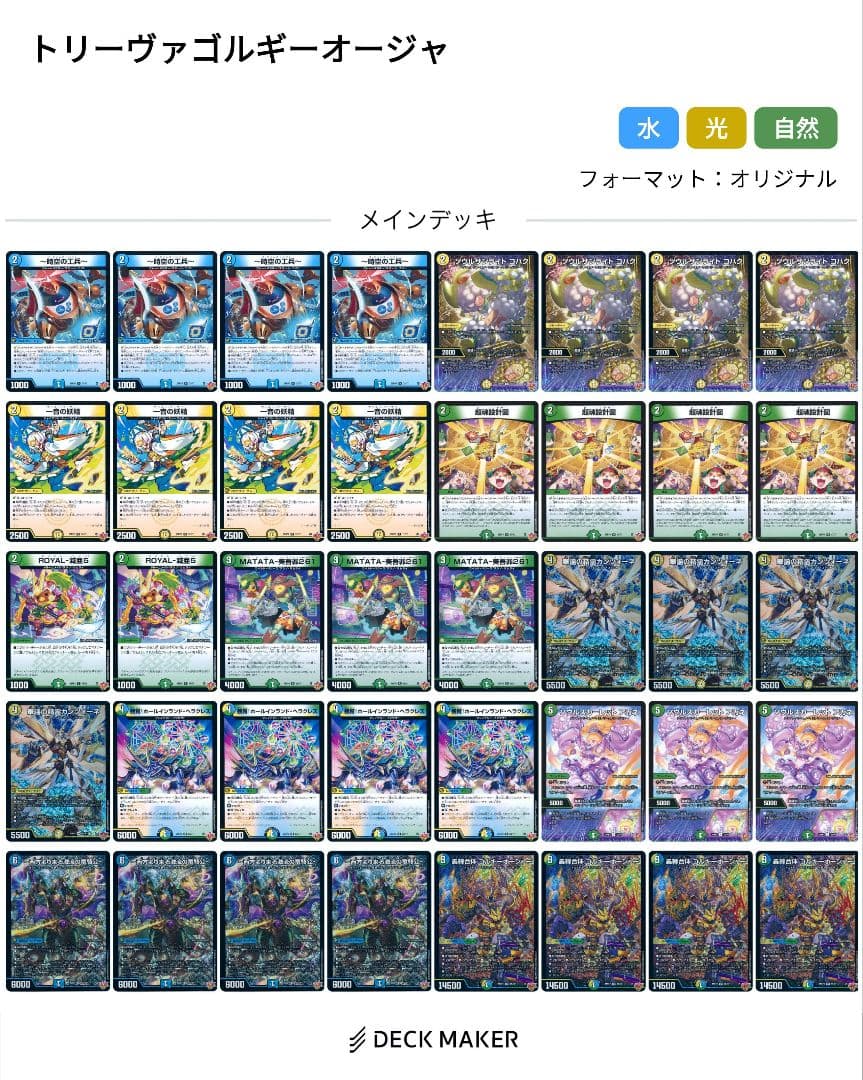 【即日発送】トリーヴァゴルギーオージャー　デッキ