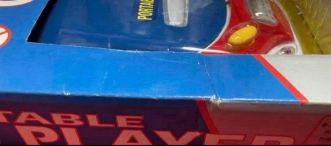 80s【未使用】昭和レトロクラシックTOYポータブルミニCDプレーヤー昭和レトロ