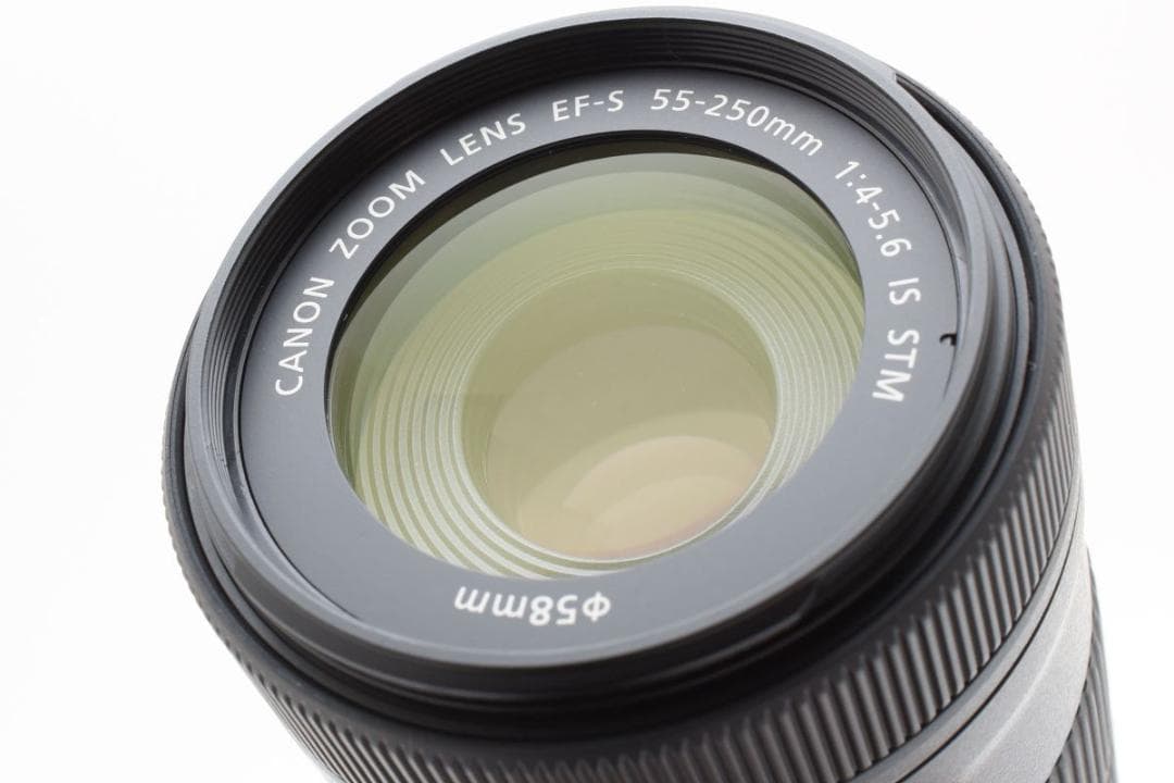 超美品　CANON EF-S 55-250mm IS STM 望遠レンズ