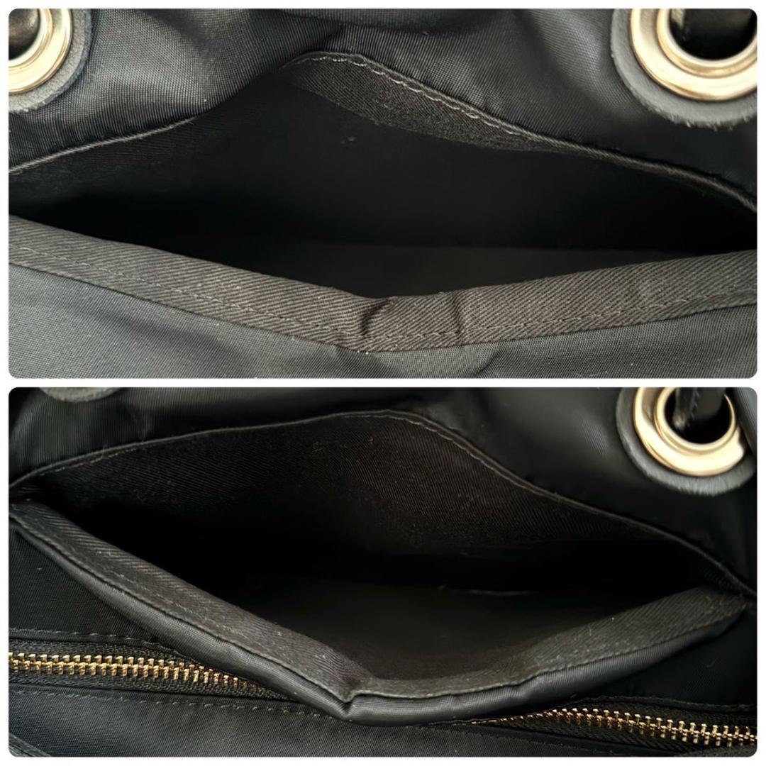 未使用級 VIOLAd’ORO BIANCA トートバッグS 2WAY 黒 軽量