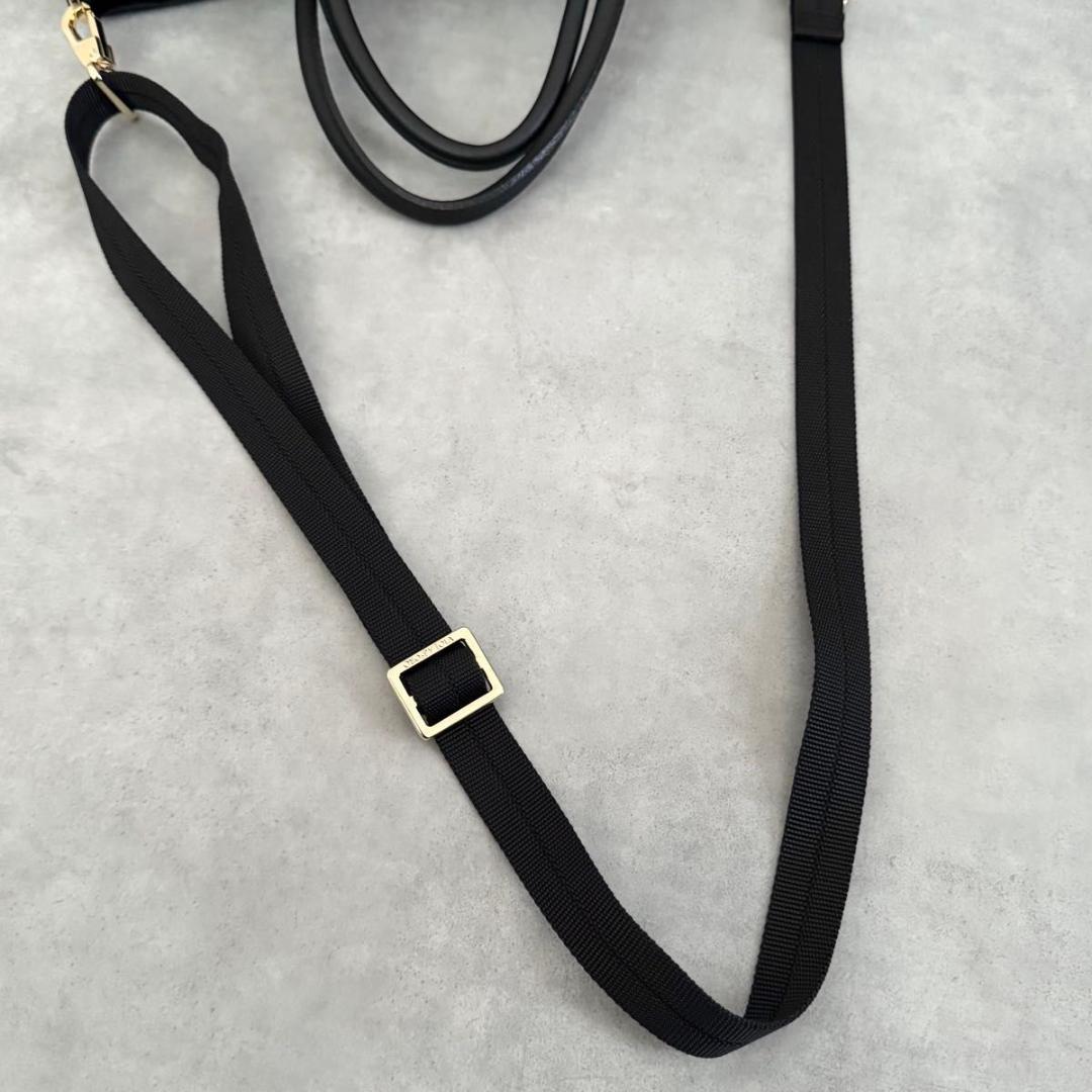 未使用級 VIOLAd’ORO BIANCA トートバッグS 2WAY 黒 軽量