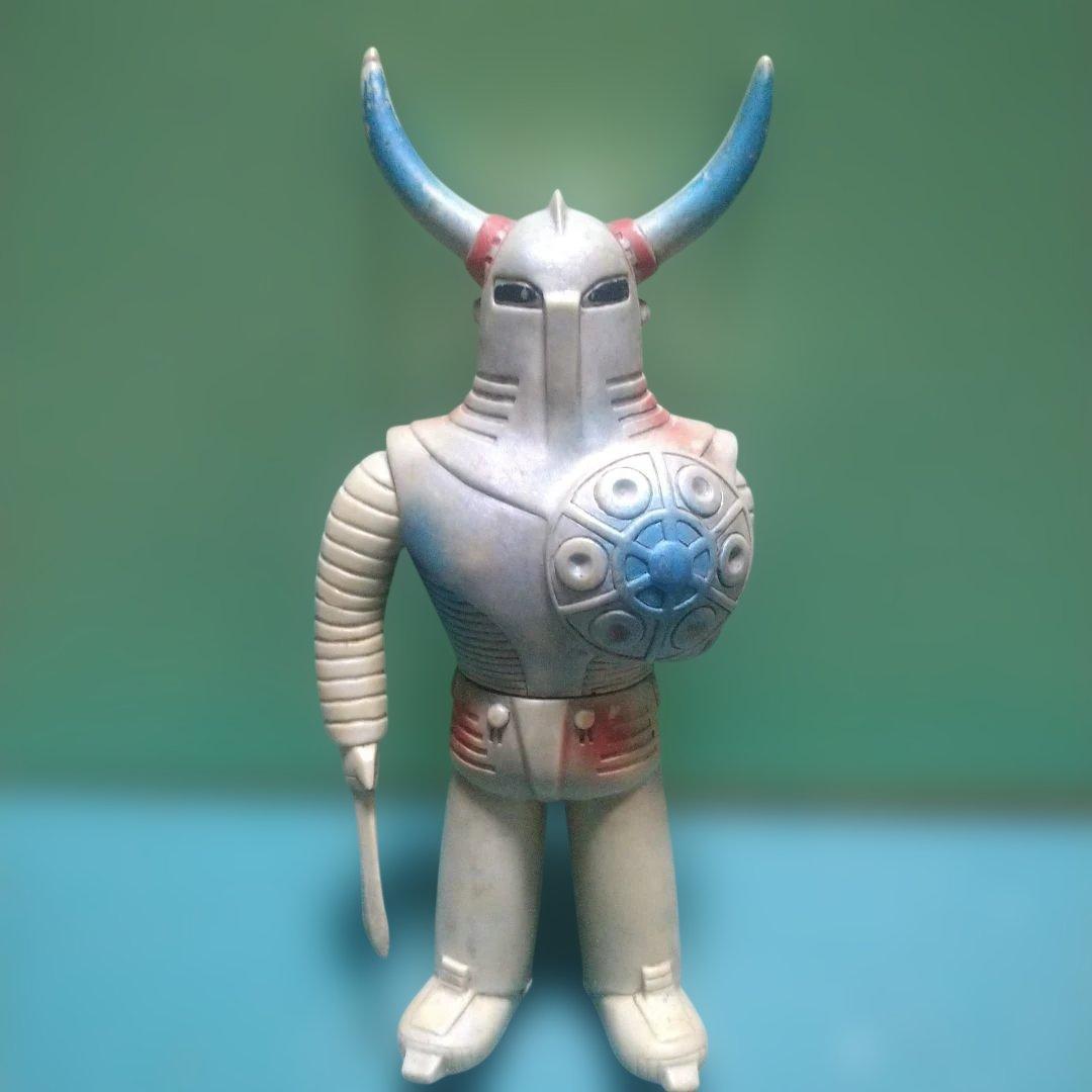 【当時物 】 宣弘社 レッドバロン バイキング3世 ブルマァクソフビ