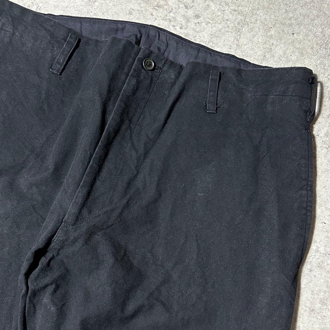 Y's for men コットン ワイドパンツ 黒 4